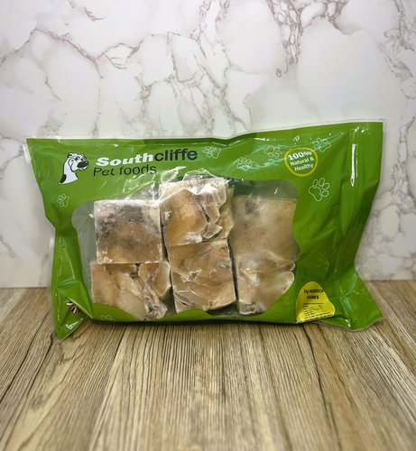 a pack of southcliffe frozen haddock chunks